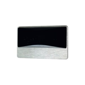 Self-adhesive wall stopper, type8, brushed stainless steel, LUXURY EDITION, 1pc To be glued Twentyshop.cz