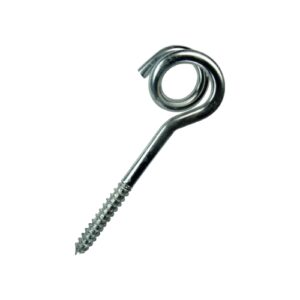 Double swing hook with screw 8,0x120mm, zinc white, 1pc Twentyshop.cz