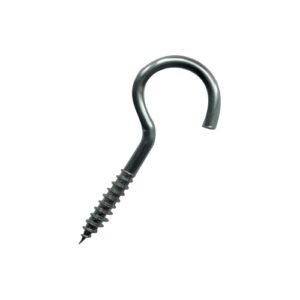 Hook with screw 14×25, white zinc, 1pc Wire screw Twentyshop.cz