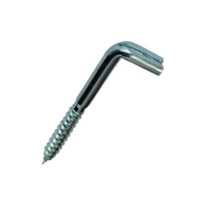 Clamp with screw and flat groove 4,4x50mm, white zinc, 1pc Wire screw Twentyshop.cz