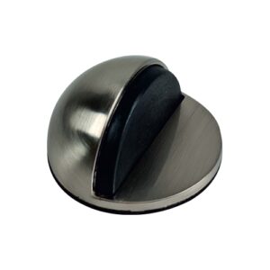 Door stopper 44×25 mm, self-adhesive, brushed stainless steel, 1pc For sticking Twentyshop.cz