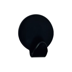 Self-adhesive hook QF type 17, black, BLACK LINE, 2pcs Exclusive BLACK LINE series Twentyshop.cz
