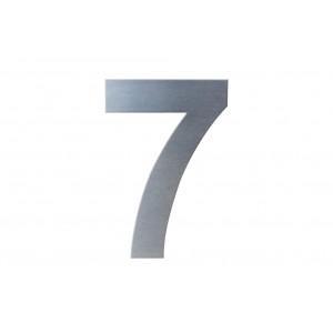 House number 7, stainless steel, 100 mm, 1pc House numbers Twentyshop.cz